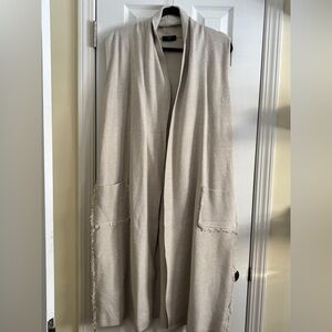 Tahari Cream Knit Cardigan